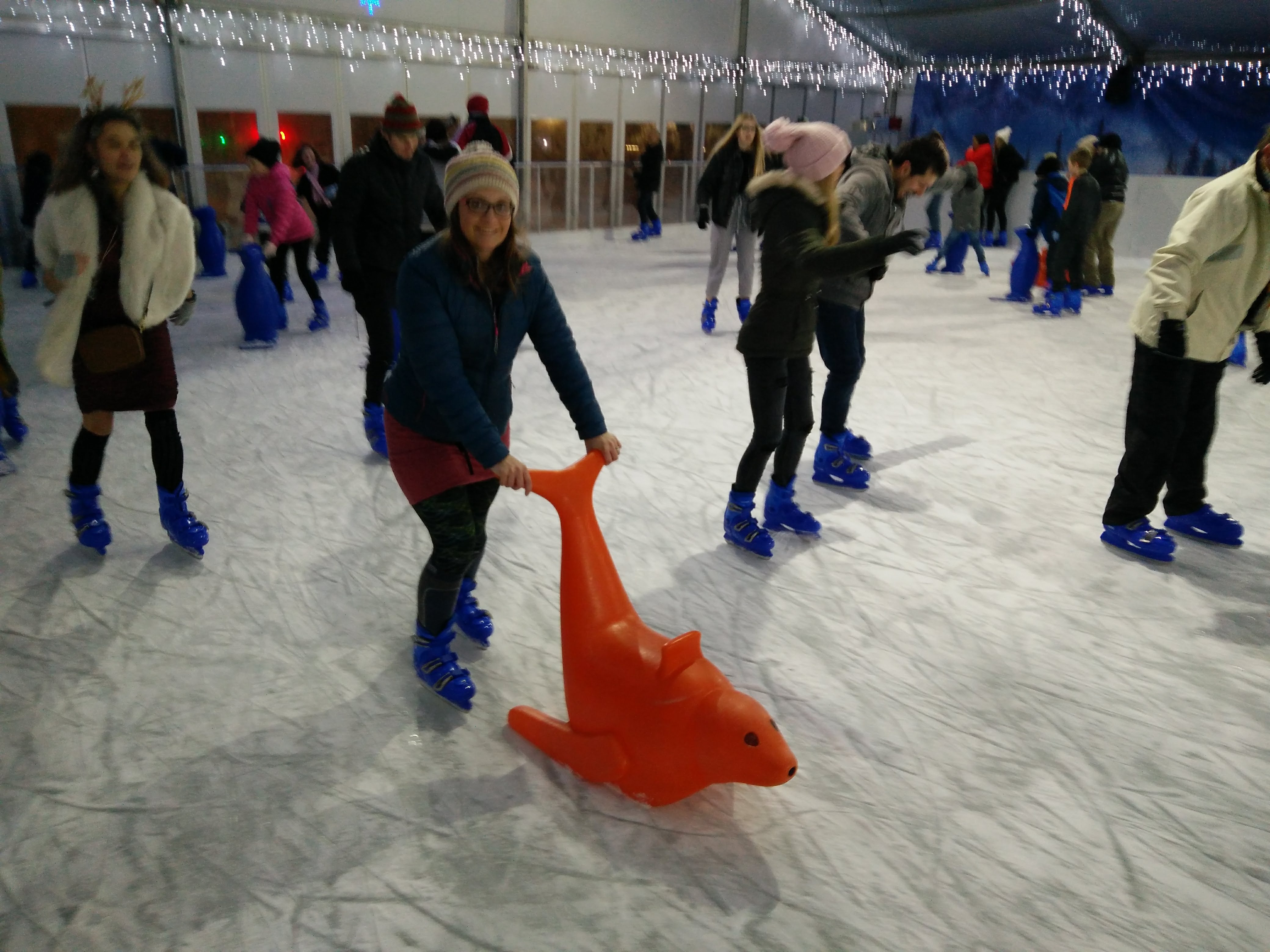 I is for Ice Skating Festive fun at Leicester Jubilee Square